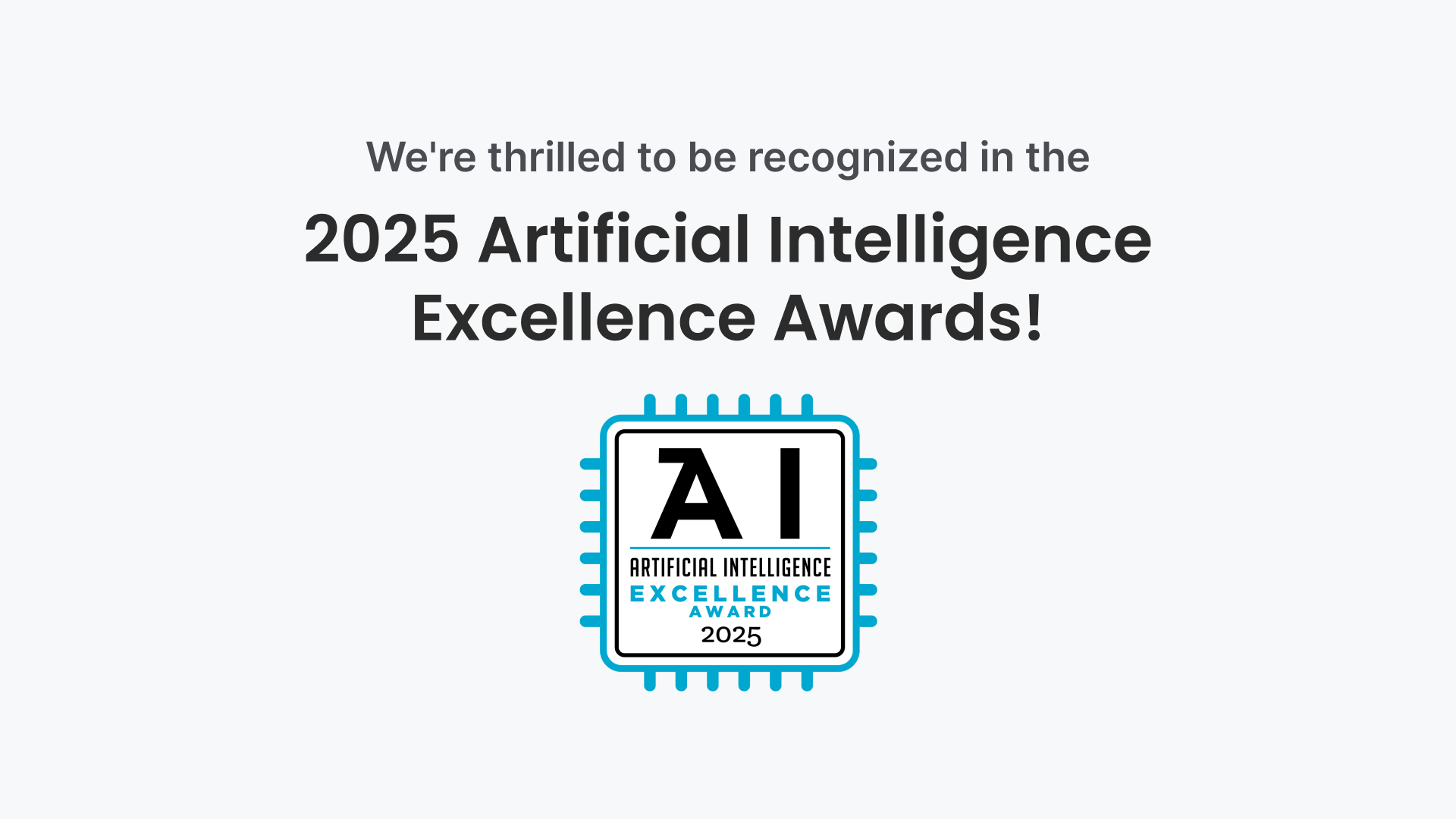2025 artificial intelligence excellence awards